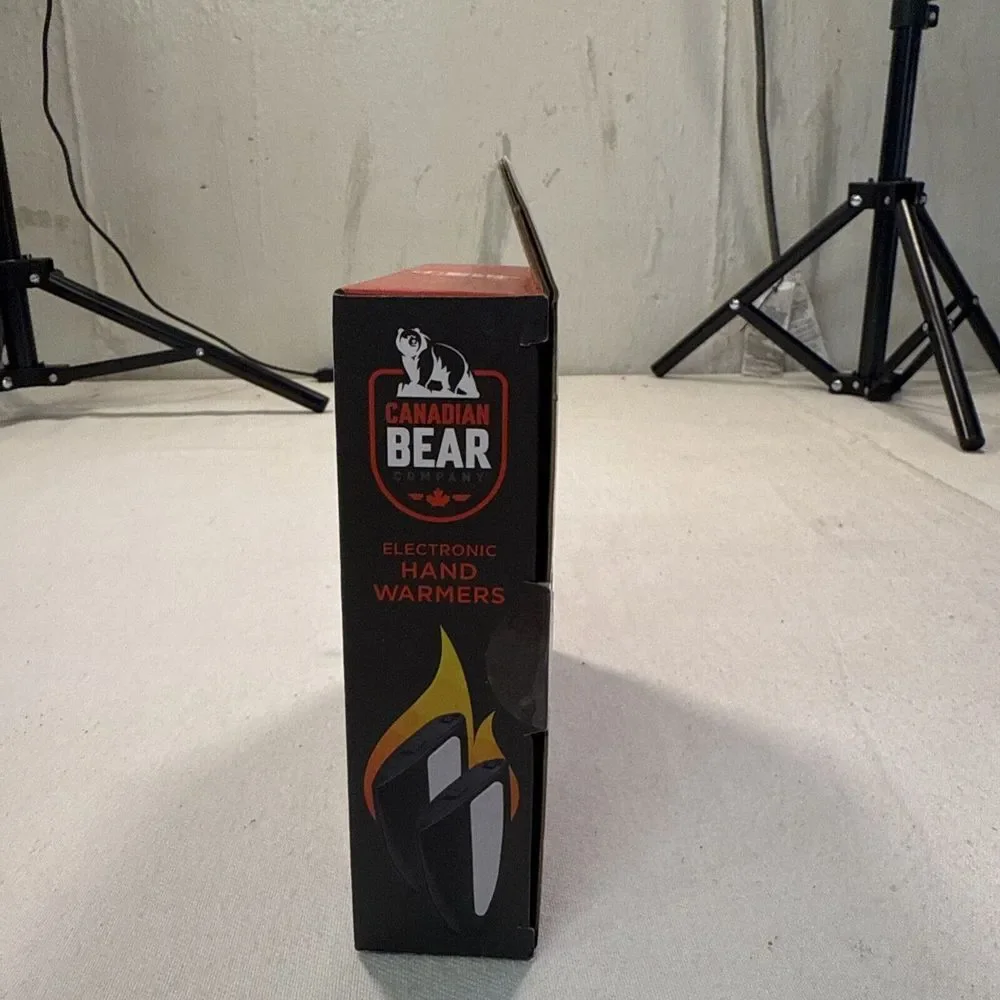 Canadian‎ Bear Electronic Hand Warmers Heats with a press of a button, Brand New